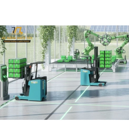 Xe nâng công nghệ năng lượng xanh: Xu hướng cho doanh nghiệp hiện đại